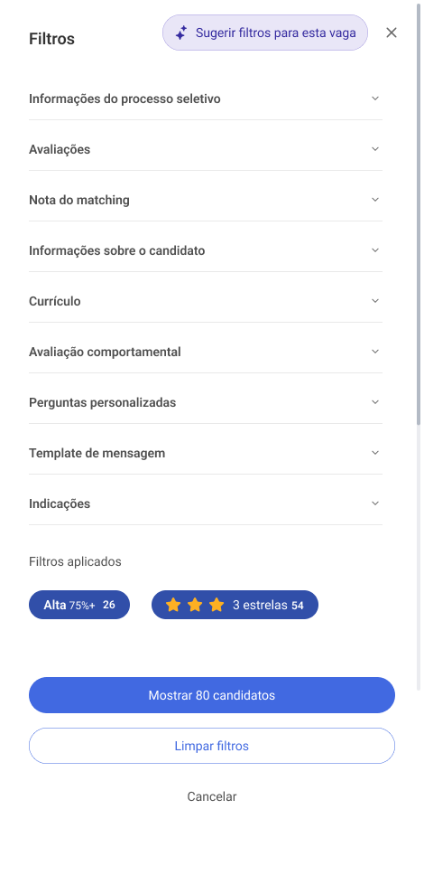 Filtro Painel Depois